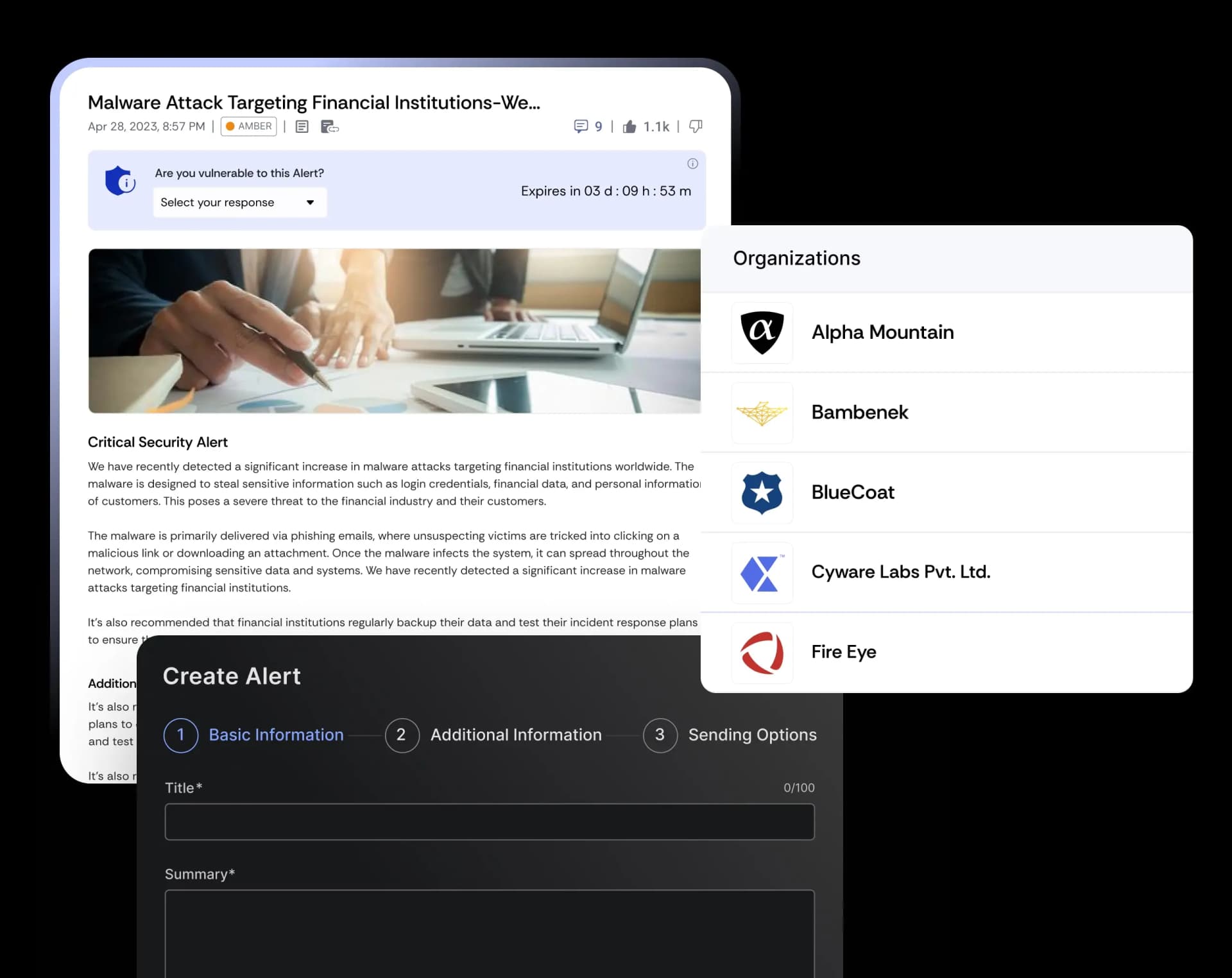 Cyware enabling ISACs to share intelligence in real-time, orchestrate response workflows, and collaborate securely