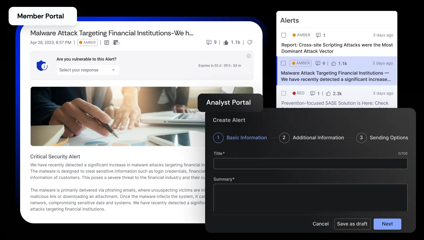 Cyware enabling streamlined management of threat advisories, reports, policies, and research in a secure repository