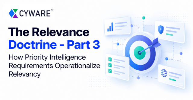 The Relevance Doctrine, Part 3: How Priority Intelligence Requirements Operationalize Relevancy